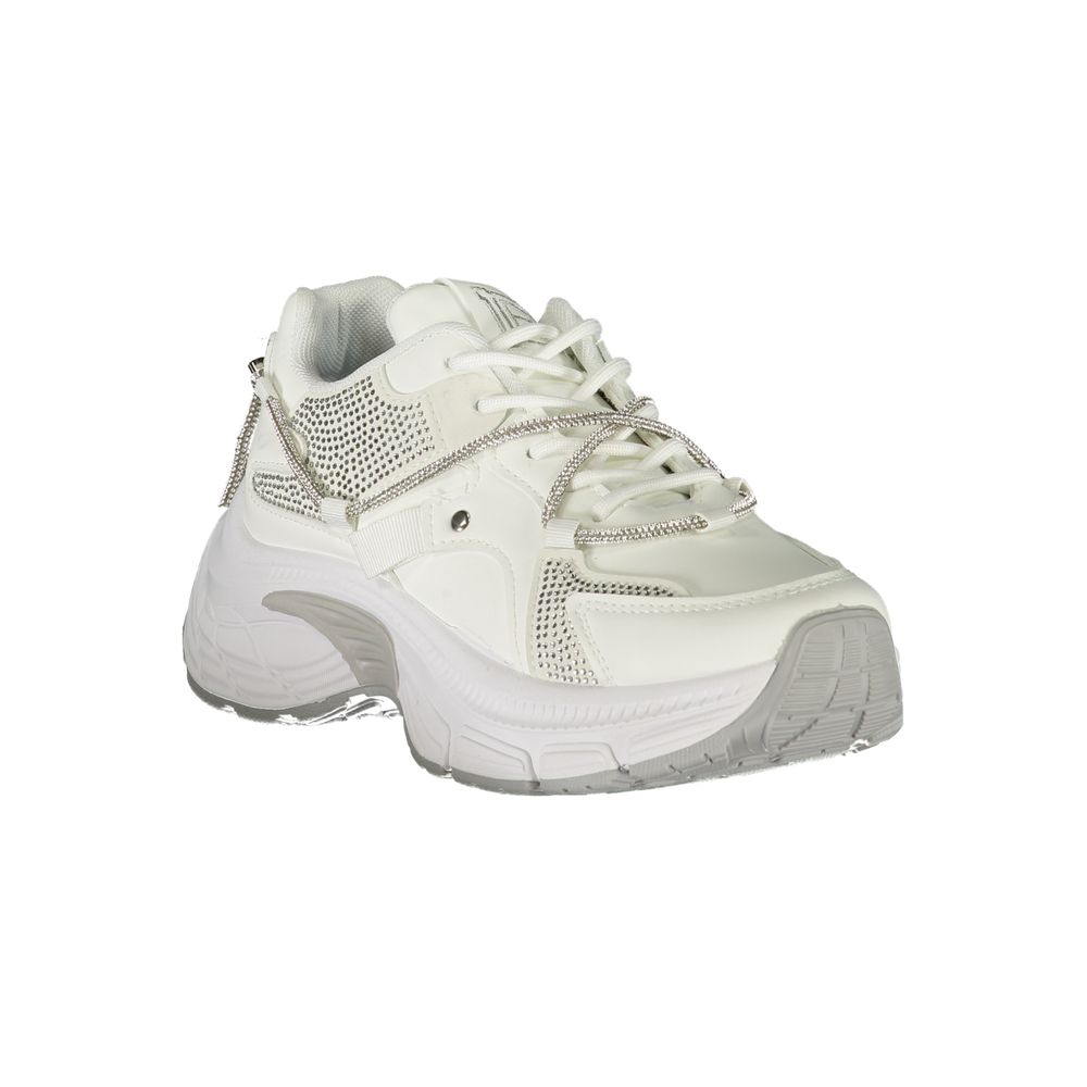 Laura Biagiotti Weiße Polyester Damen Sneaker