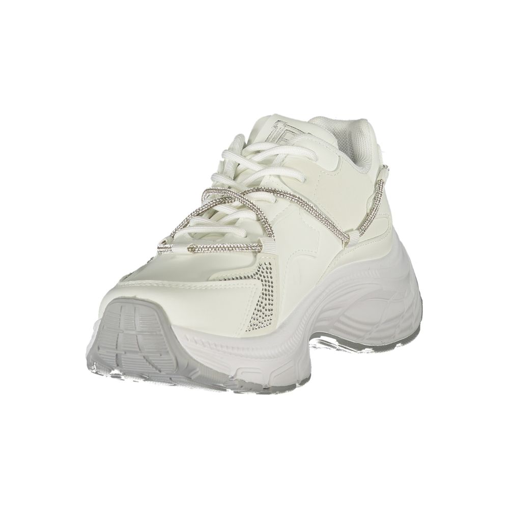 Laura Biagiotti Weiße Polyester Damen Sneaker