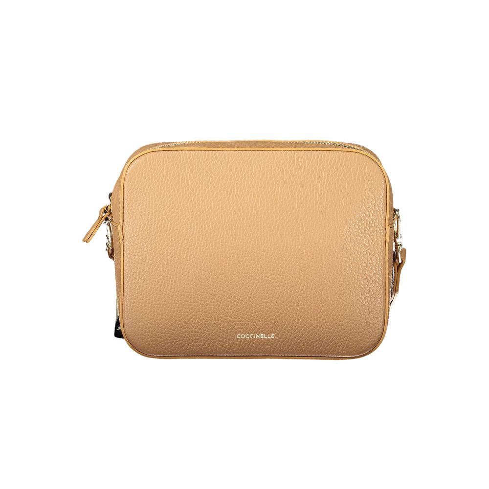 Coccinelle Braune Leder Damen Handtasche