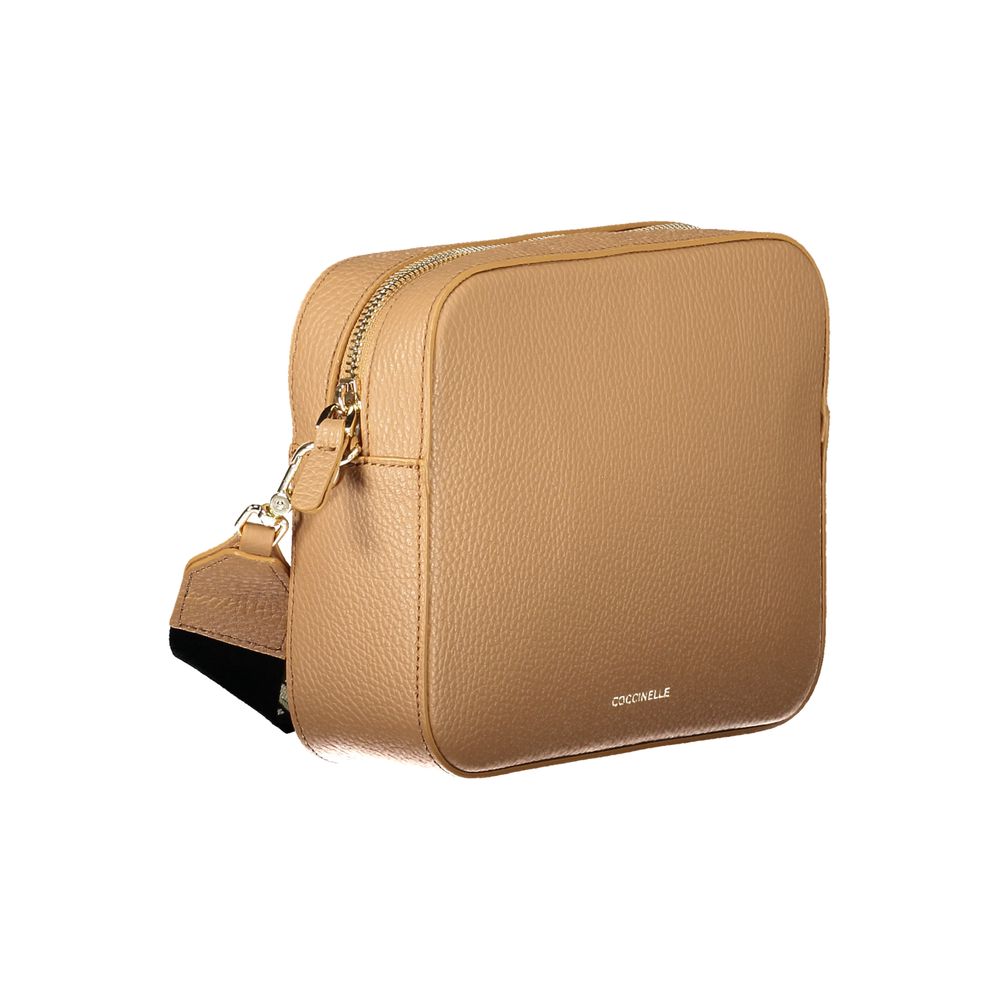 Coccinelle Braune Leder Damen Handtasche