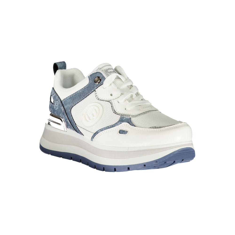 Laura Biagiotti Weiße Polyester Damen Sneaker