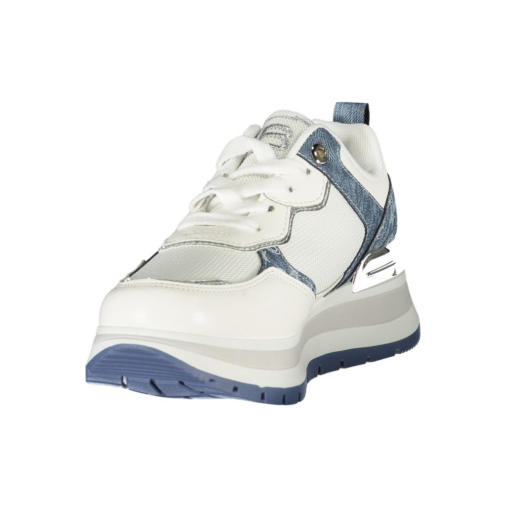 Laura Biagiotti Weiße Polyester Damen Sneaker