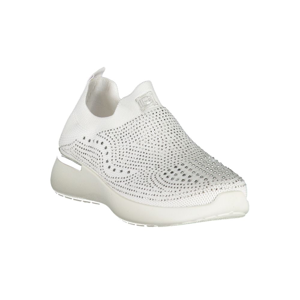 Laura Biagiotti Weiße Polyester Damen Sneaker