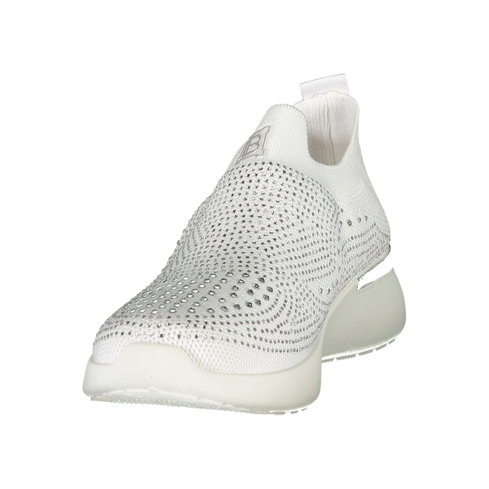 Laura Biagiotti Weiße Polyester Damen Sneaker