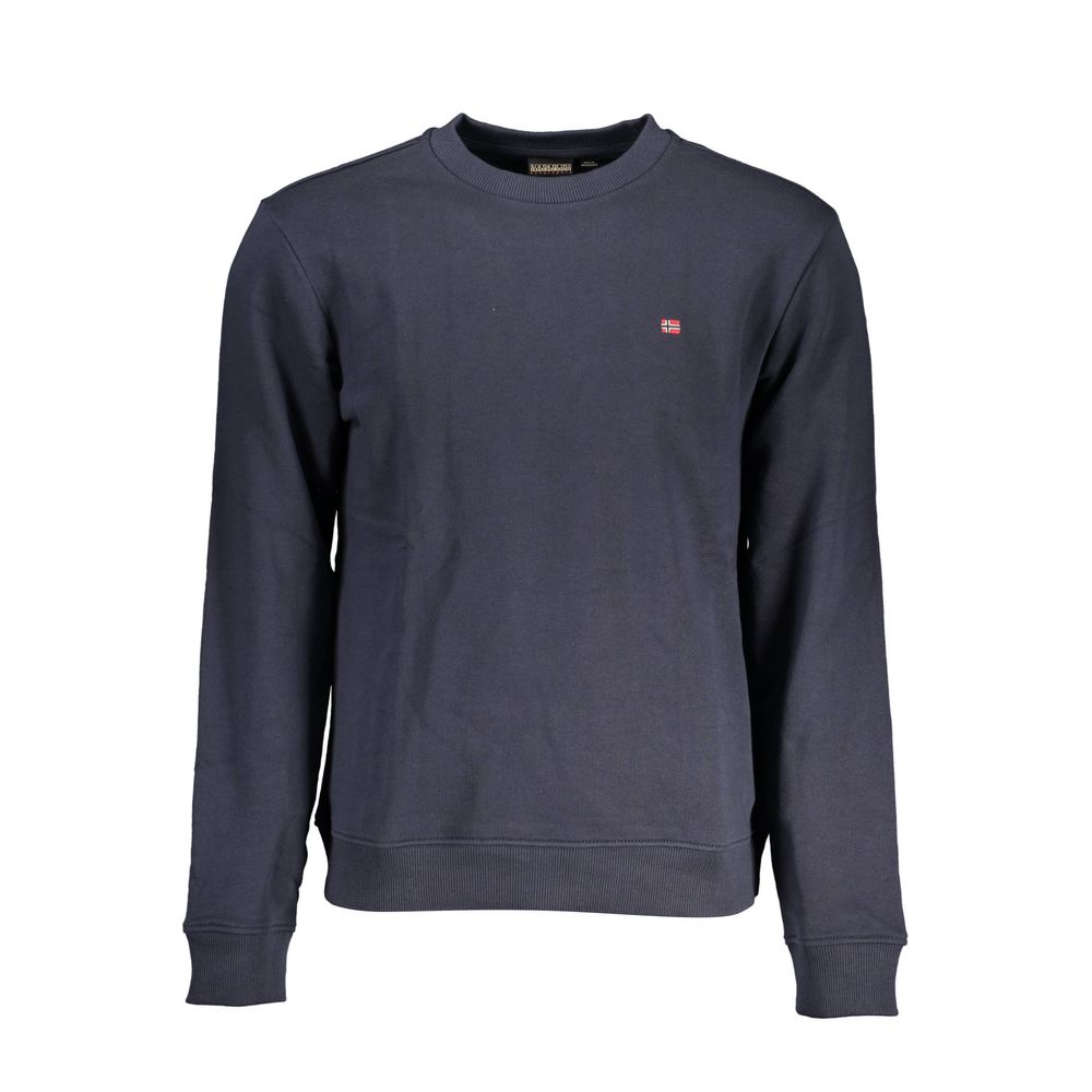Pull Napapijri bleu en coton pour homme