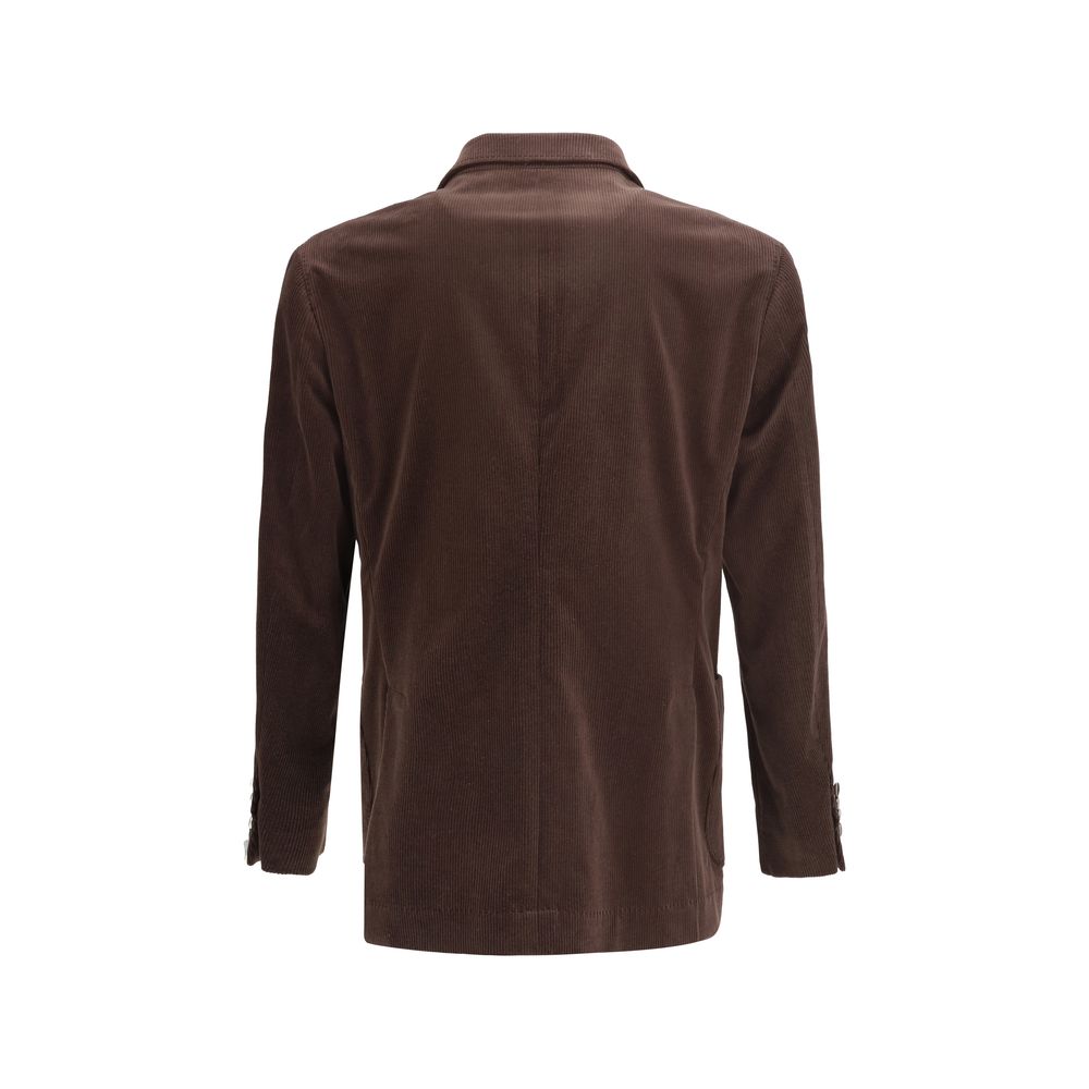 Brown Cotton Jackets And Coat