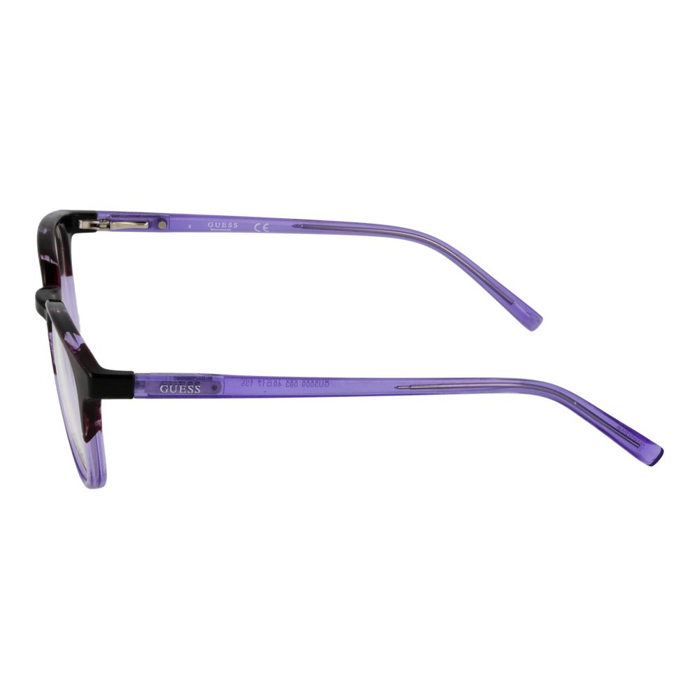 Guess – Lilafarbene optische Unisex-Brillen