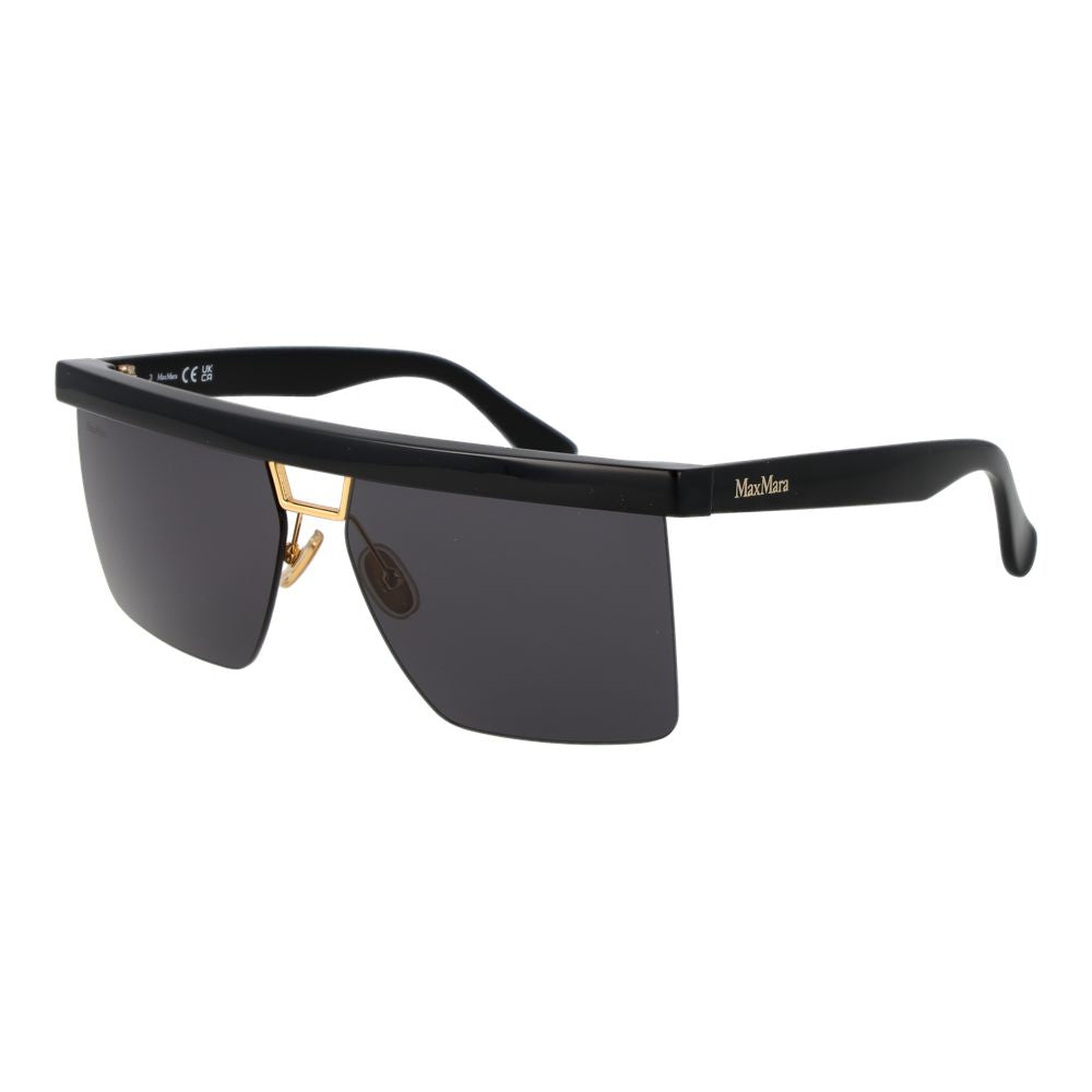 Lunettes de soleil noires pour femmes Max Mara
