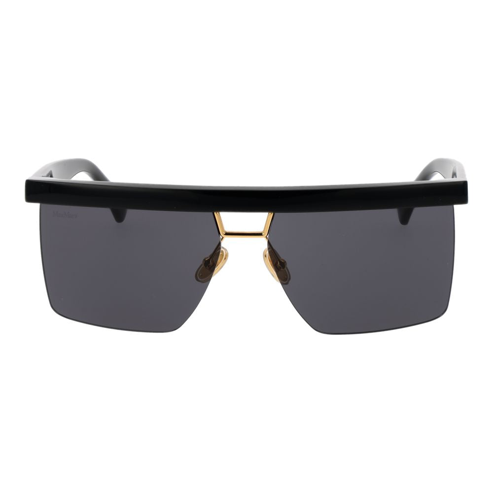 Lunettes de soleil noires pour femmes Max Mara