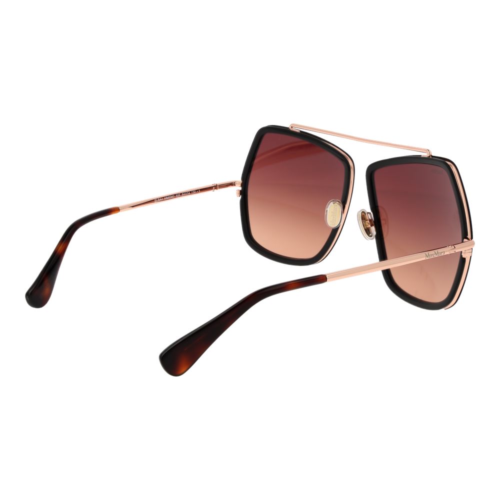 Lunettes de soleil marron Max Mara pour femme