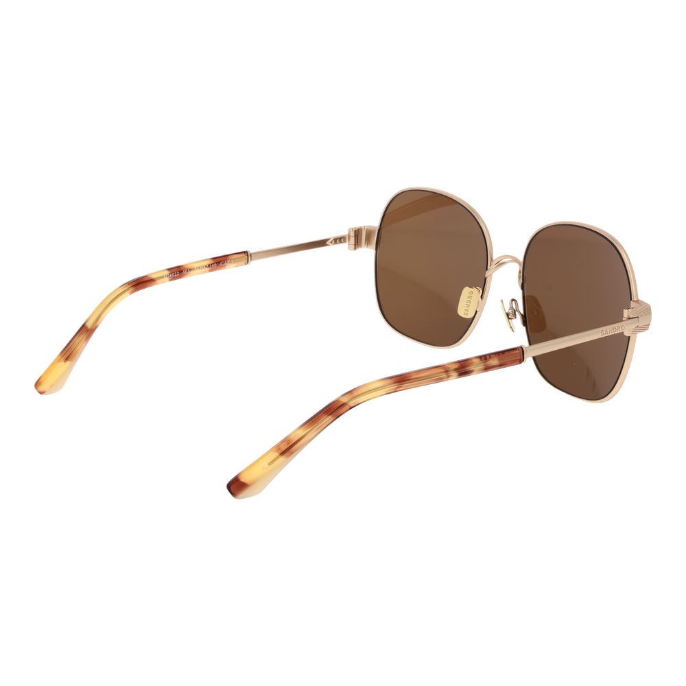 Lunettes de soleil Sandro Gold pour femme