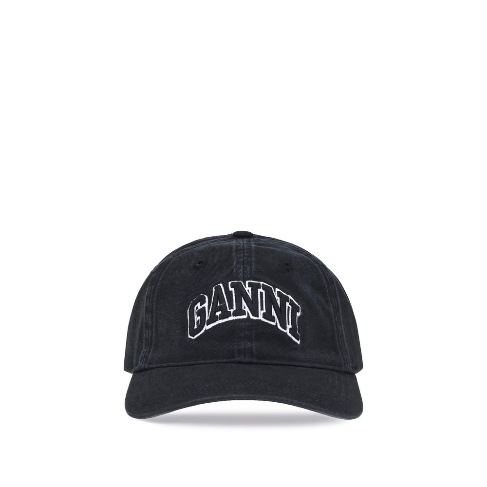 Baseballkappe mit Ganni-Logo