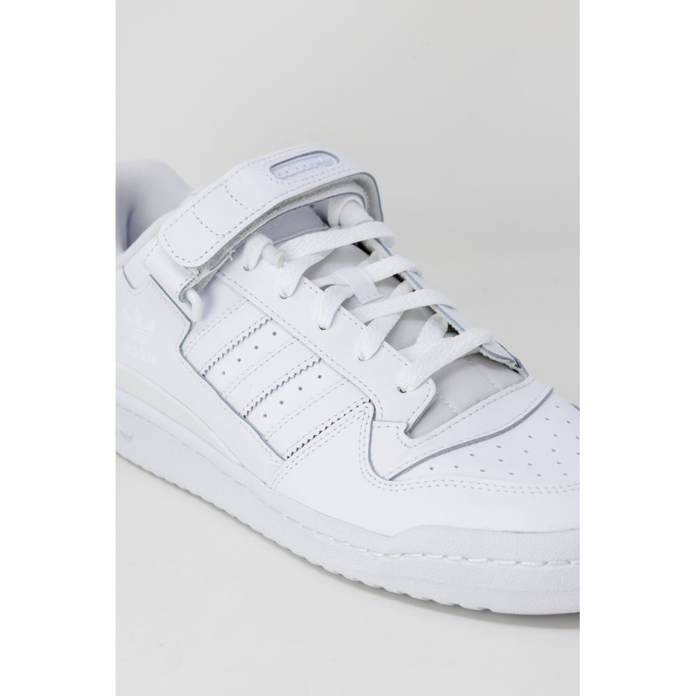 Adidas Weißer Ledersneaker