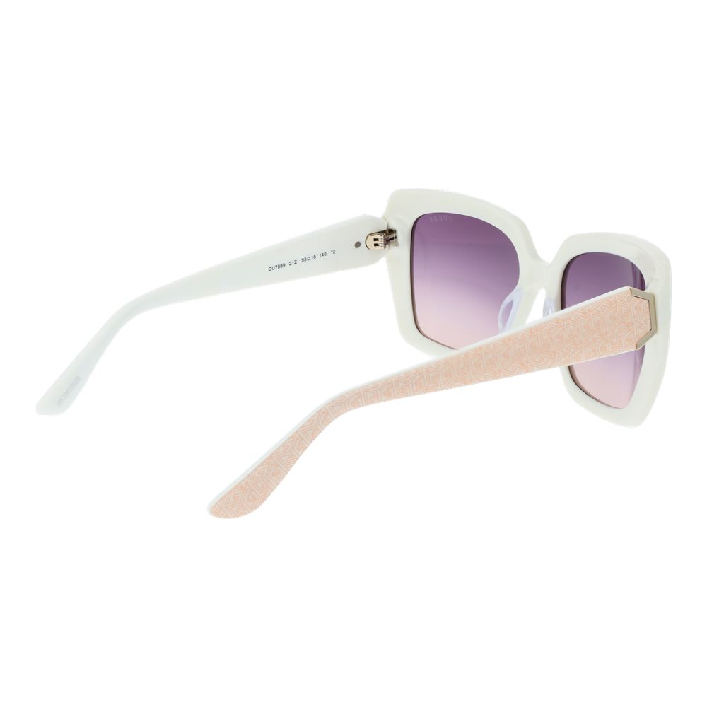 Guess Weiße Damen Sonnenbrille