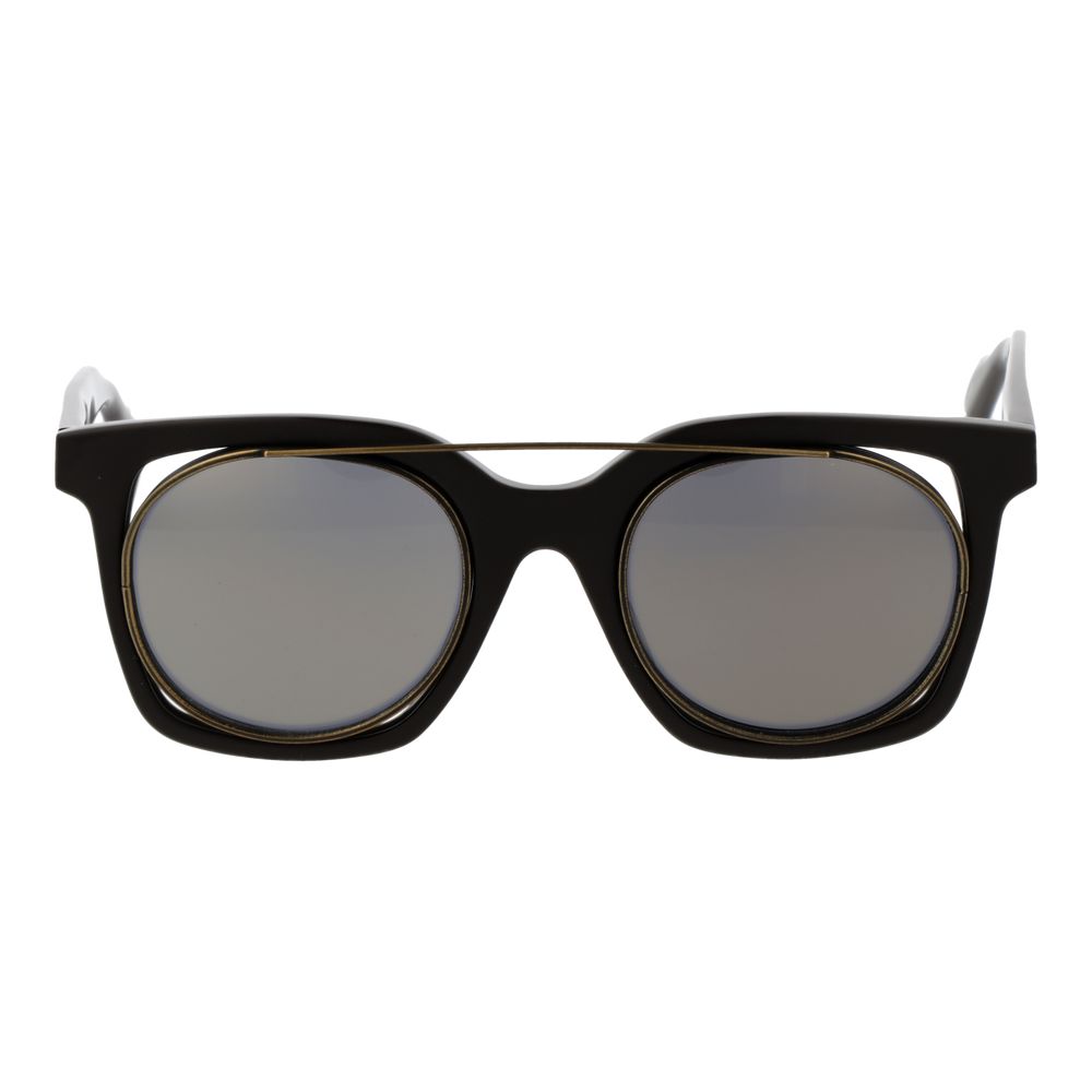 Yohji Yamamoto Braune Unisex-Sonnenbrille