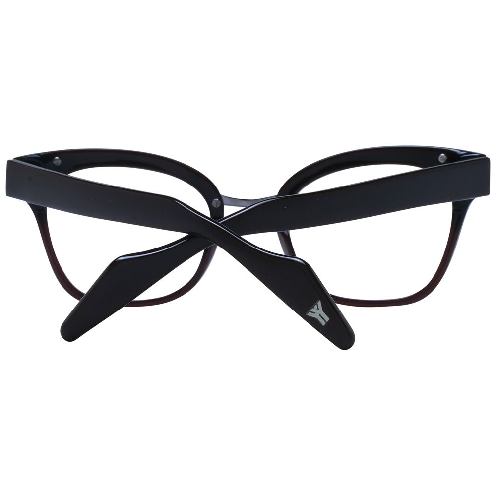 Yohji Yamamoto Braune optische Unisex-Rahmen