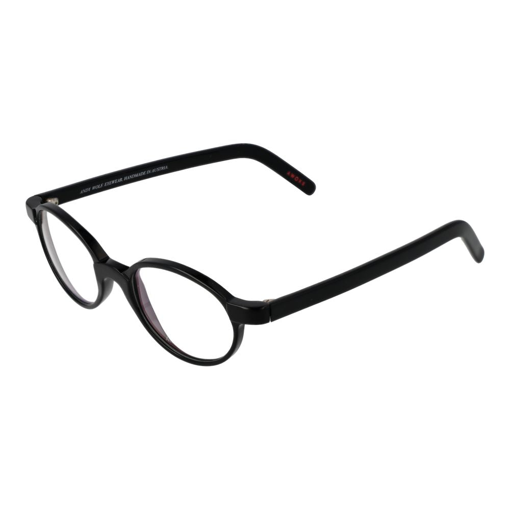 Montures de lunettes de vue unicolores noires pour homme et femme de Andy Wolf