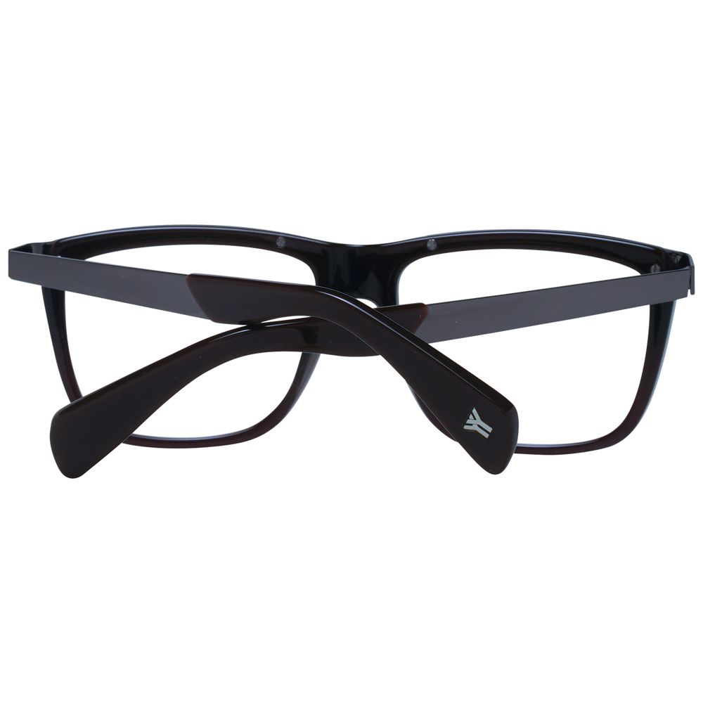 Yohji Yamamoto Braune optische Unisex-Rahmen