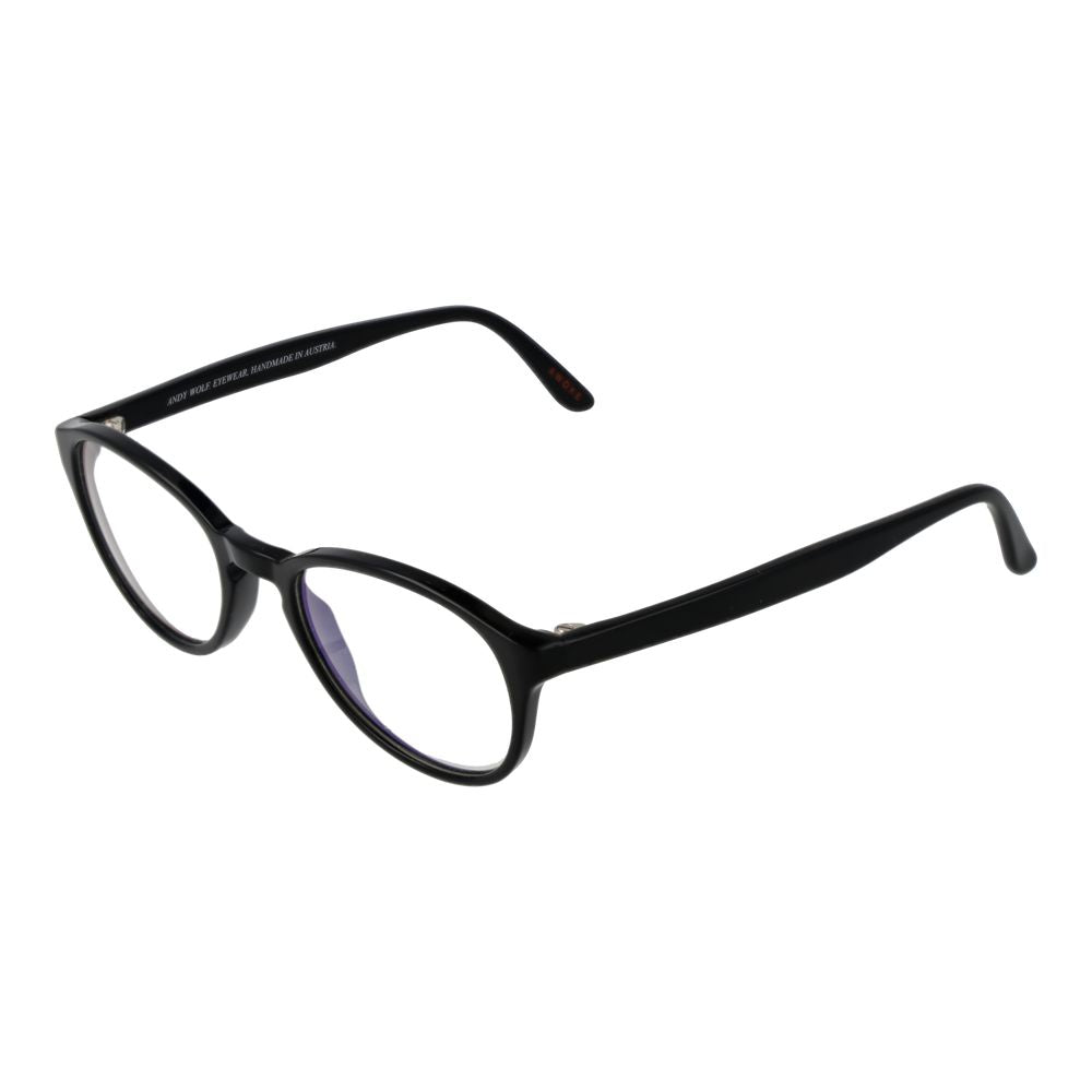Montures de lunettes de vue unicolores noires pour homme et femme de Andy Wolf
