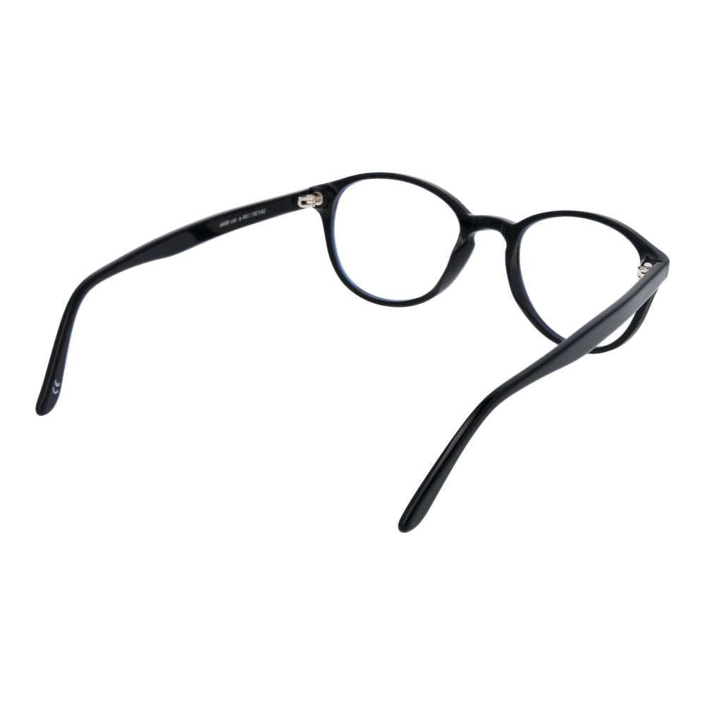 Montures de lunettes de vue unicolores noires pour homme et femme de Andy Wolf