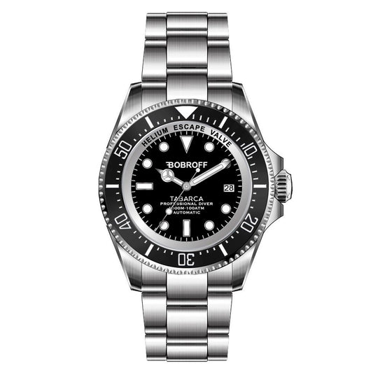 Montre en acier inoxydable gris
