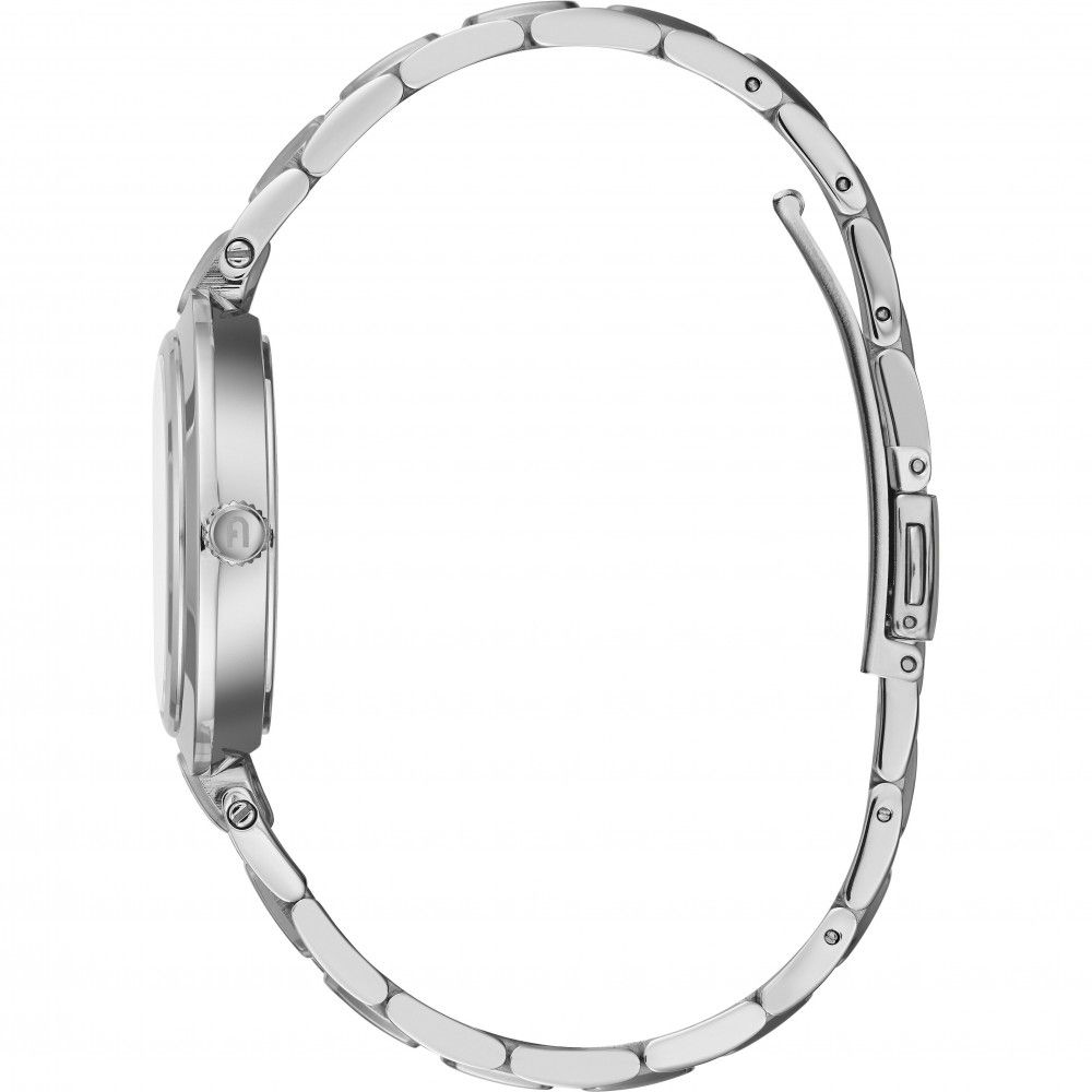 Furla Graue Edelstahluhr