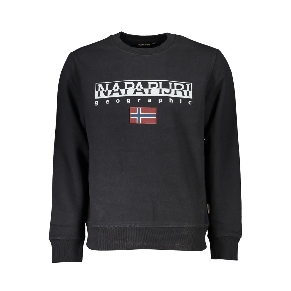 Pull en coton noir Napapijri
