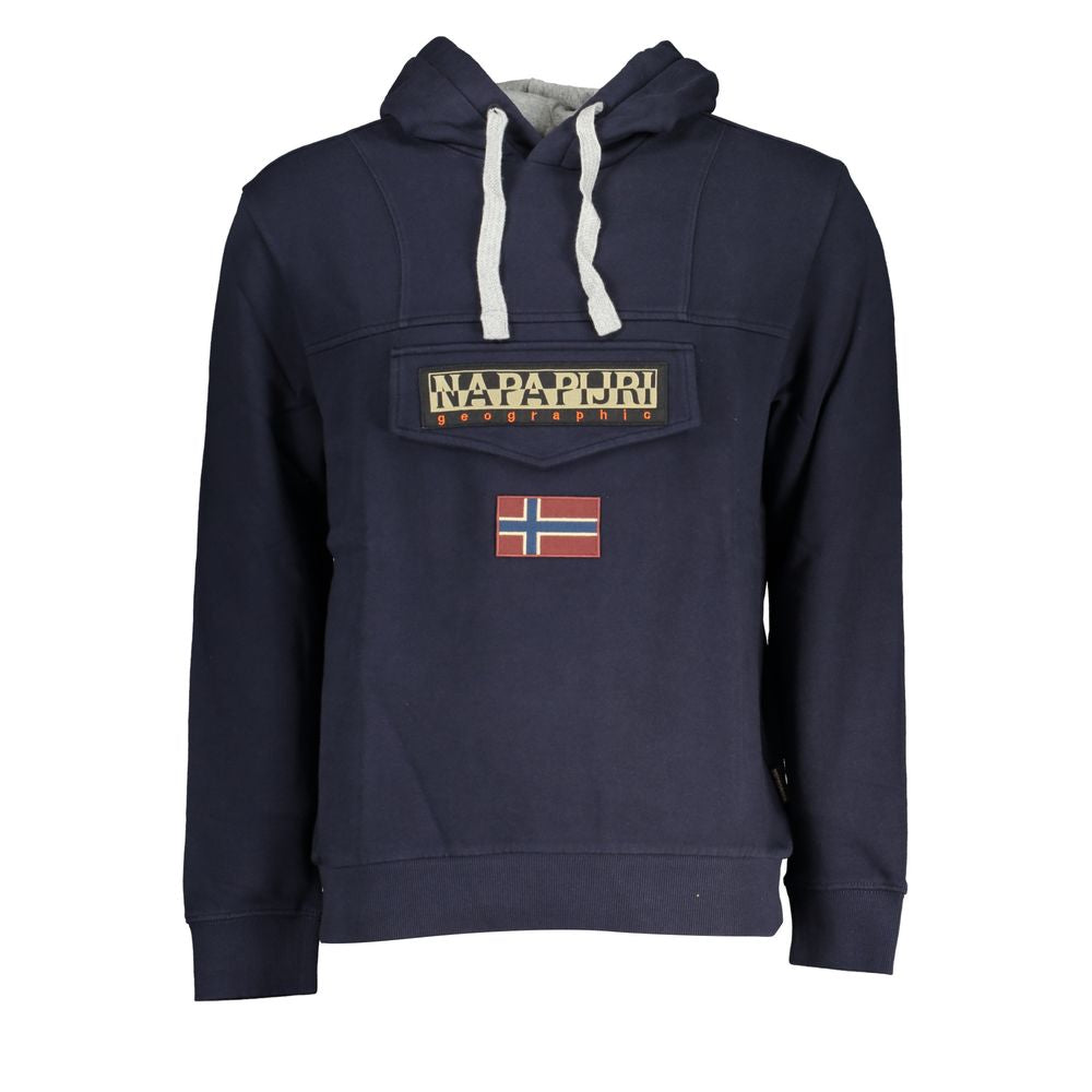 Pull en coton bleu Napapijri