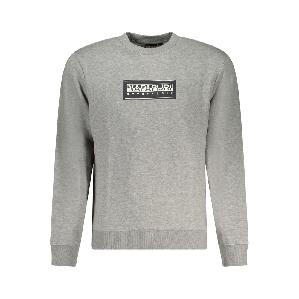 Pull en coton gris Napapijri