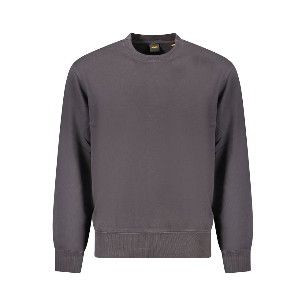 Pull en coton noir Hugo Boss