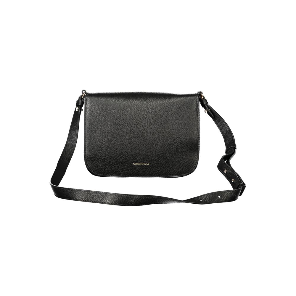 Coccinelle Schwarze Lederhandtasche