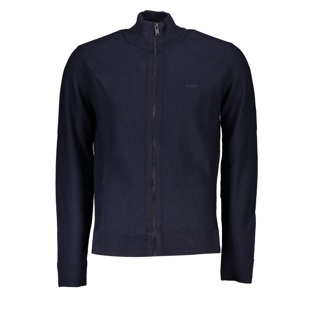 Pull bleu en polyamide Hugo Boss