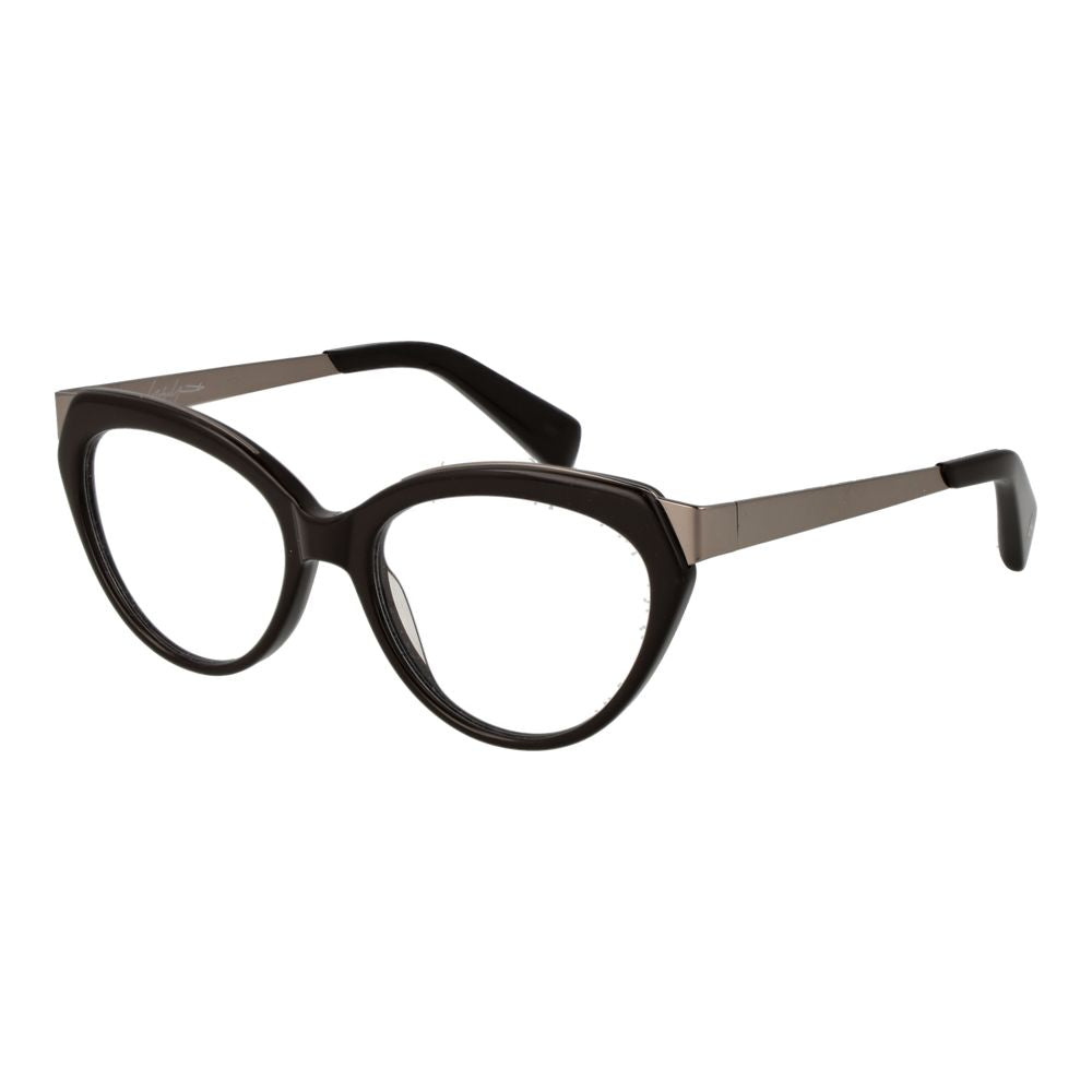 Yohji Yamamoto Braune optische Unisex-Rahmen
