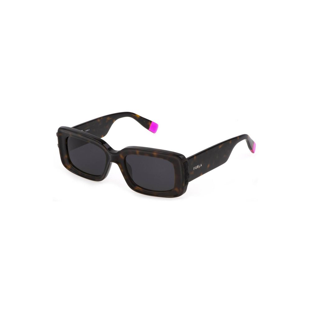 Lunettes de soleil Furla en plastique marron