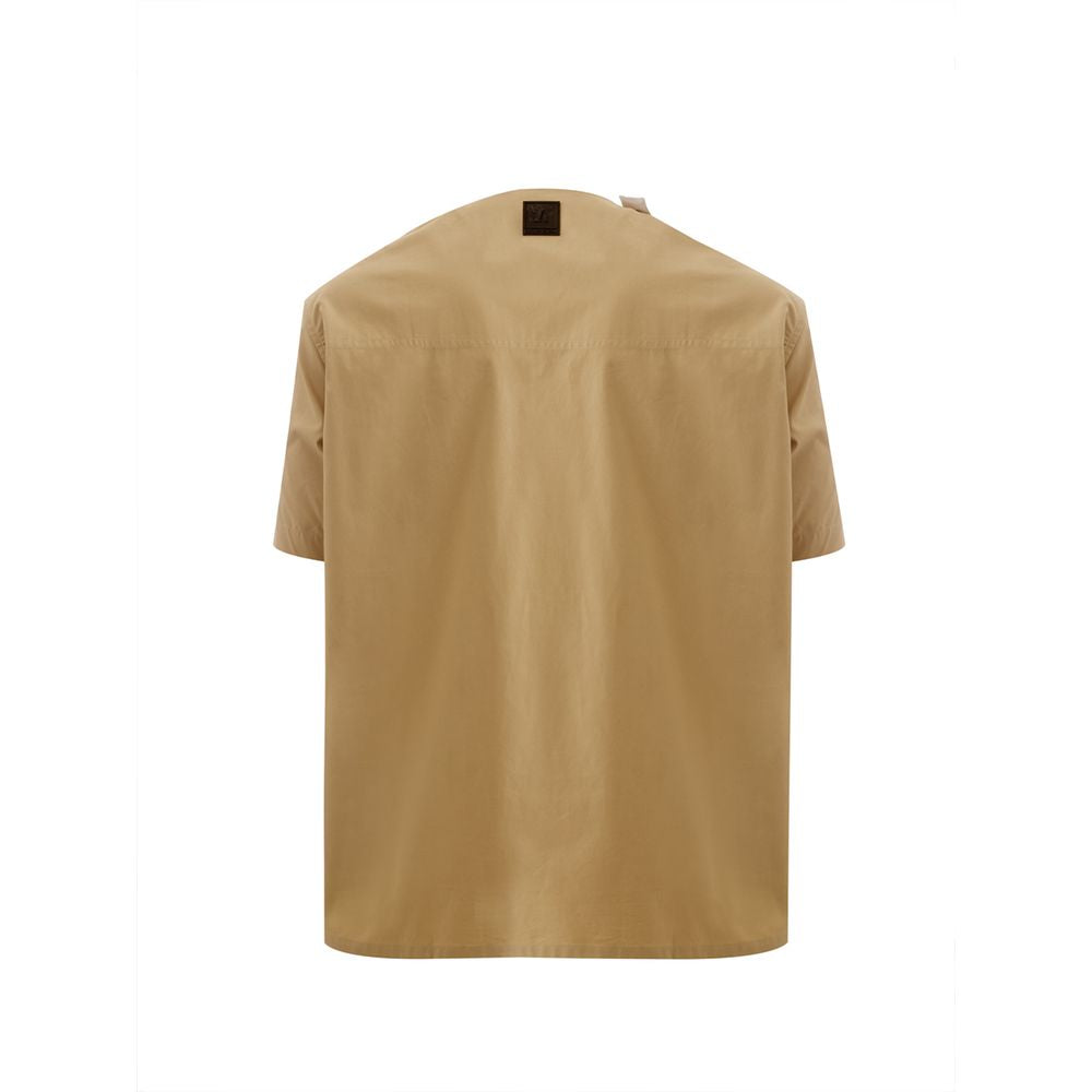 Pull en coton marron Emporio Armani