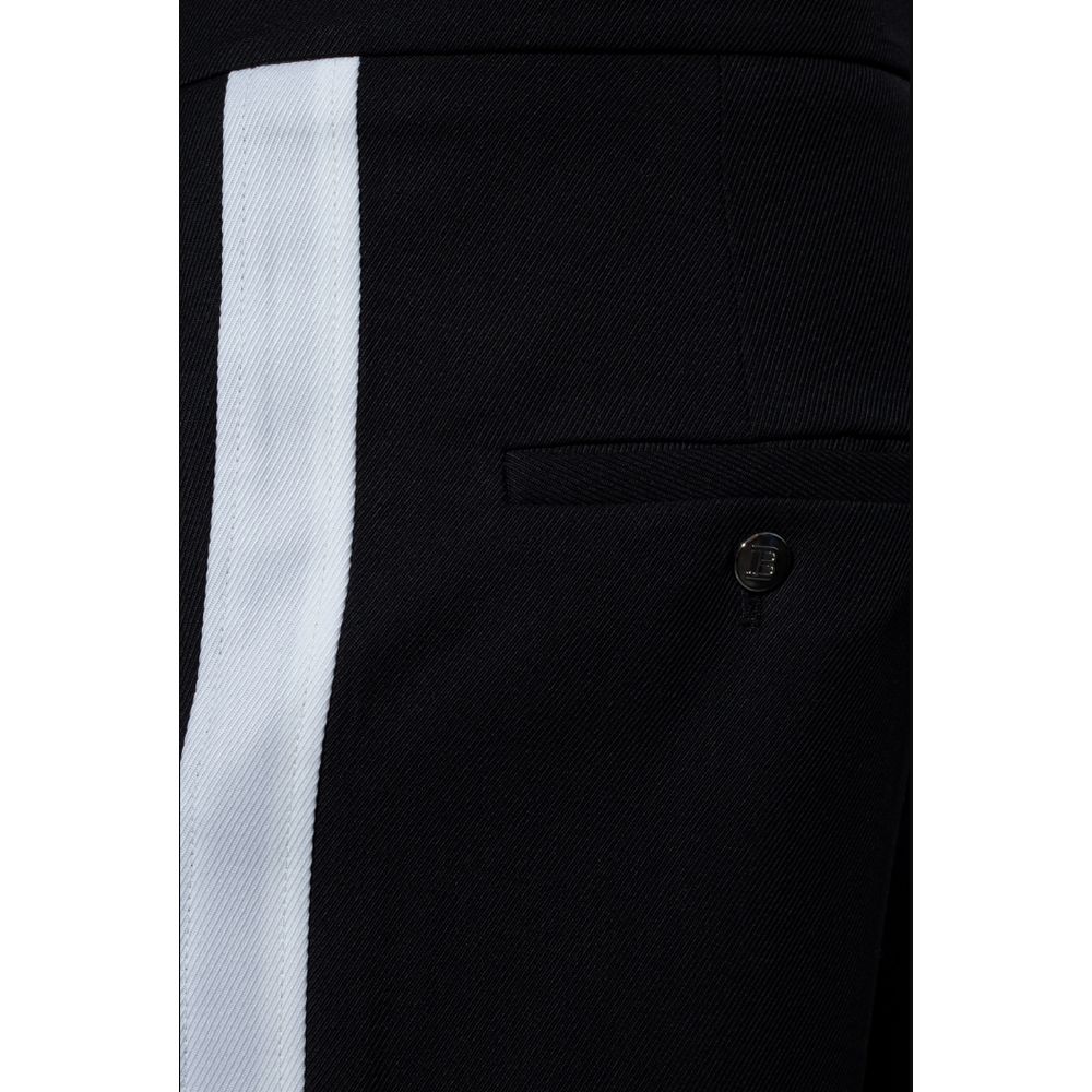 Jean et pantalon en coton noir Balmain