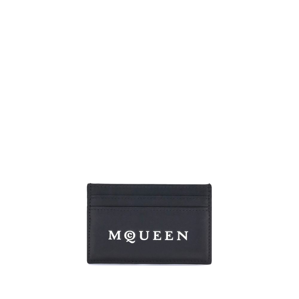 Kartenetui mit Logo von Alexander McQueen