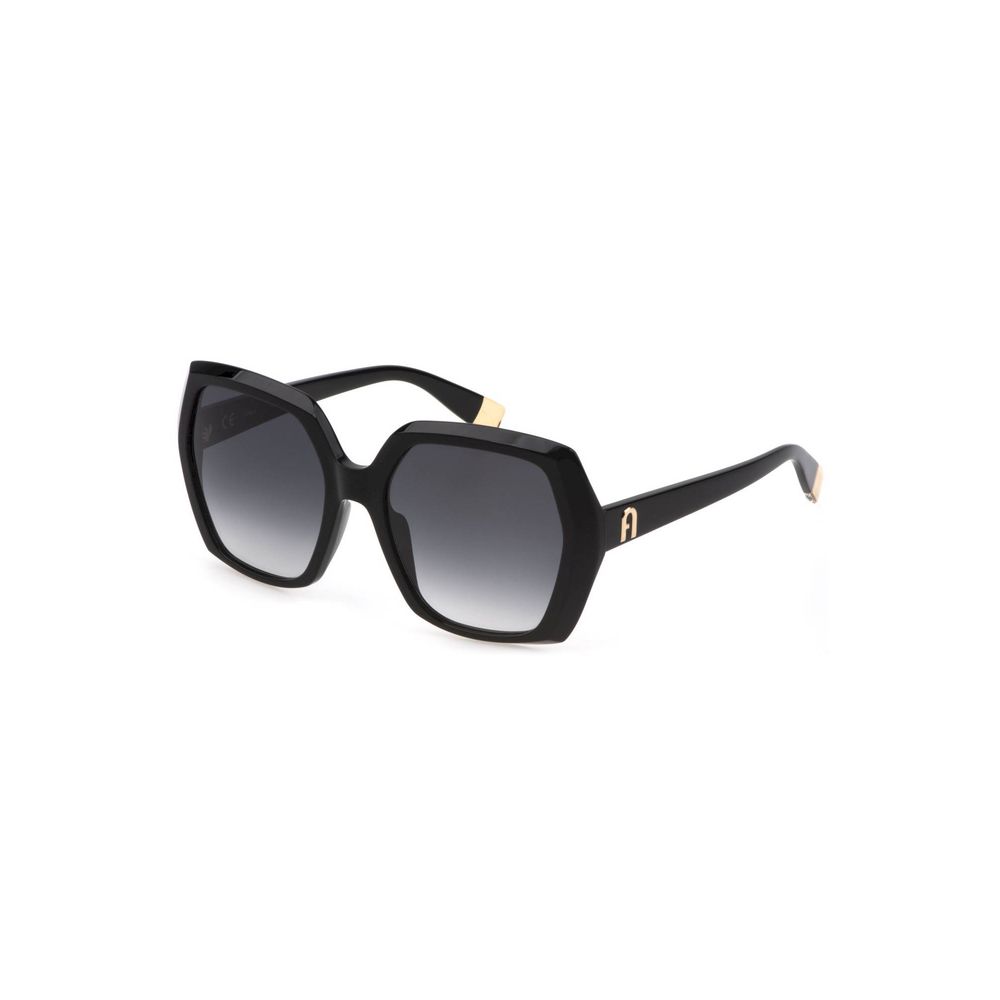Lunettes de soleil Furla en acétate noir pour femme