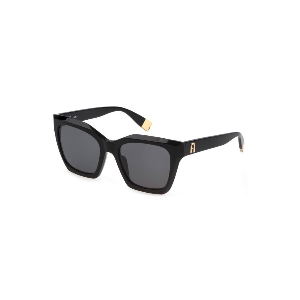 Lunettes de soleil Furla en acétate noir pour femme