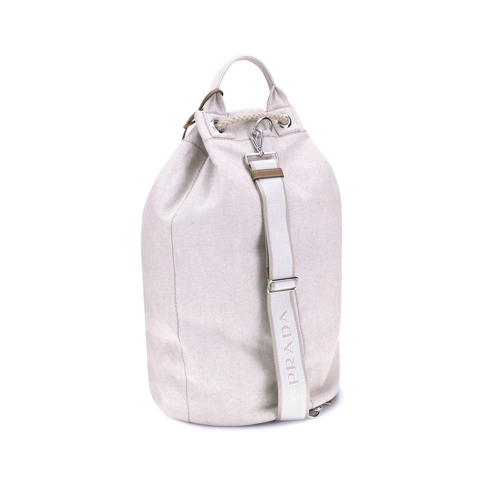 Prada Leinen-Beuteltasche