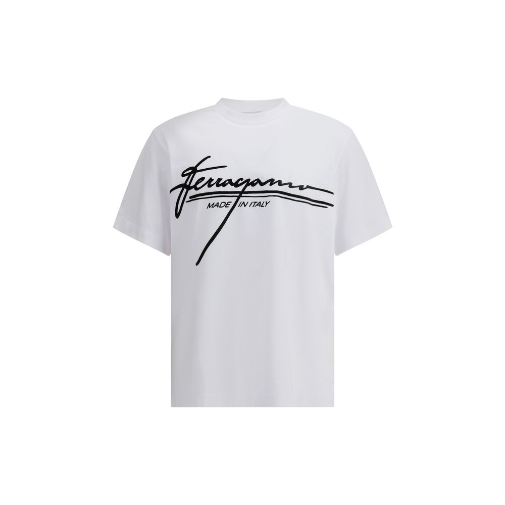 T-shirt avec logo Ferragamo