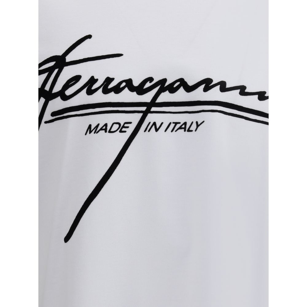 T-shirt avec logo Ferragamo