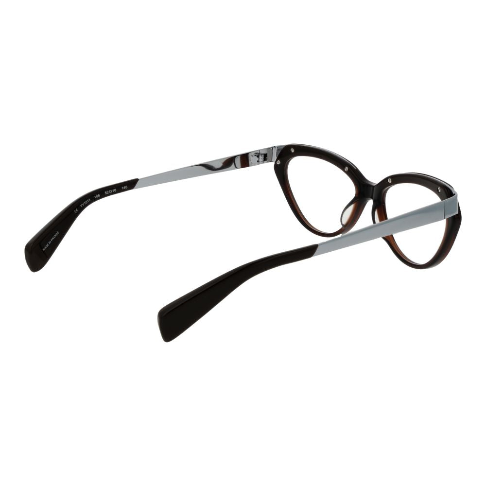 Yohji Yamamoto Braune optische Unisex-Rahmen
