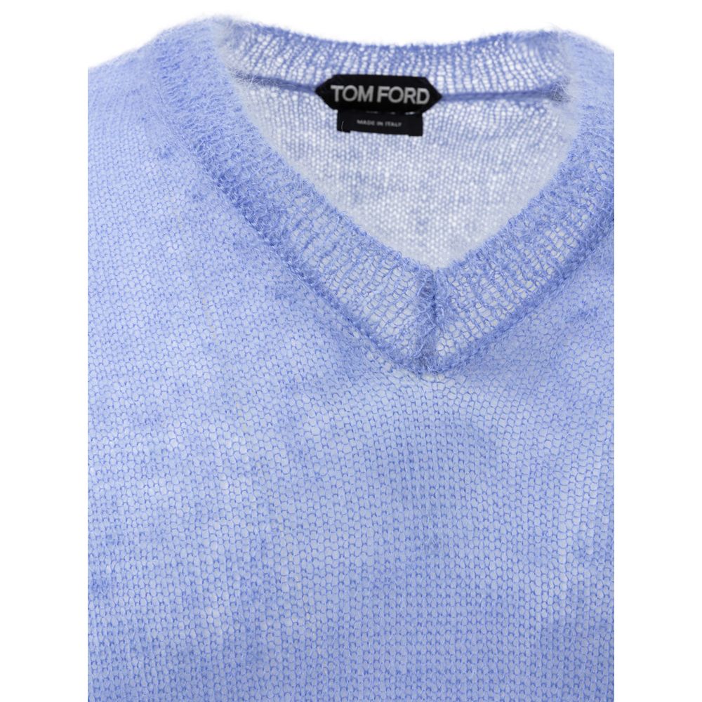 Lila Seidenpullover von Tom Ford