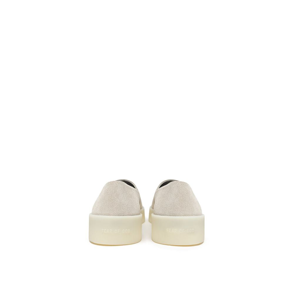 Mocassin en cuir gris Fear Of God