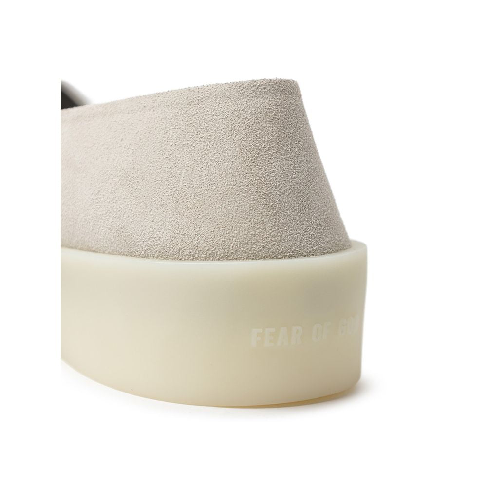 Mocassin en cuir gris Fear Of God