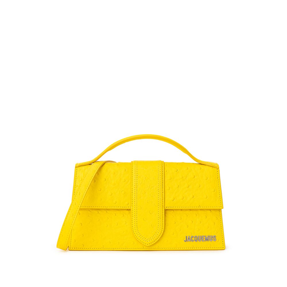 Jacquemus Gelbe Lederhandtasche