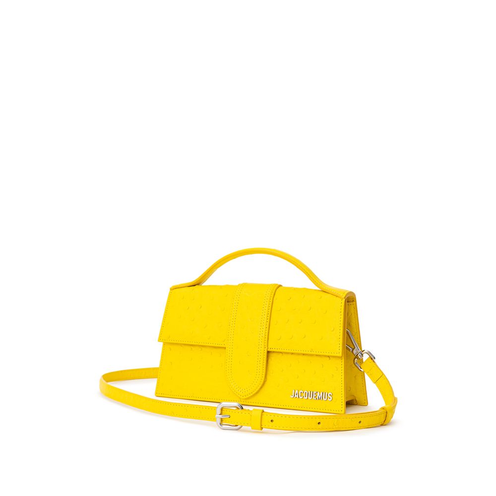 Jacquemus Gelbe Lederhandtasche