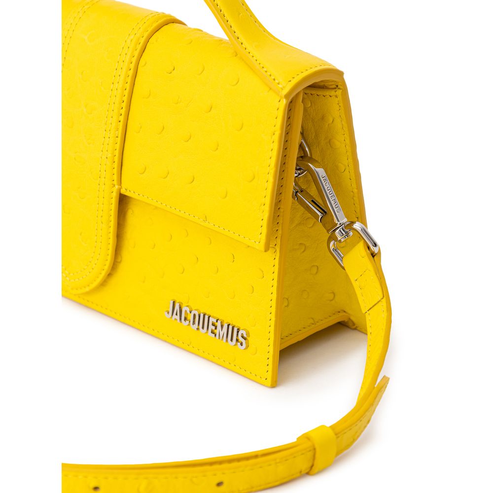 Jacquemus Gelbe Lederhandtasche