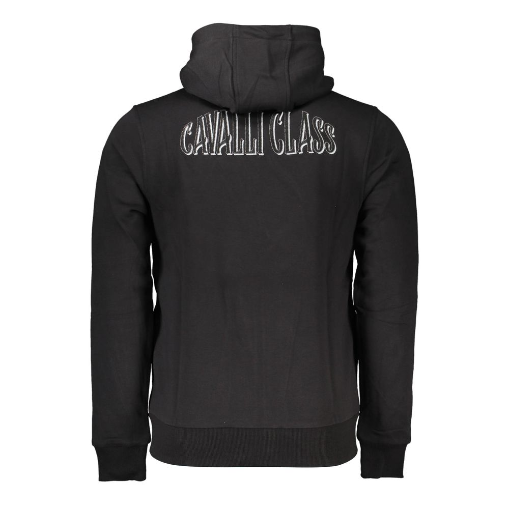 Cavalli Class – Schwarzer Baumwollpullover